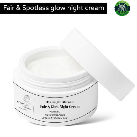 Overnight Miracle Night Cream - Face and Body Skin Whitening Cream - Glow Your Skin